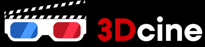 Logo de 3Dcine con gafas 3D